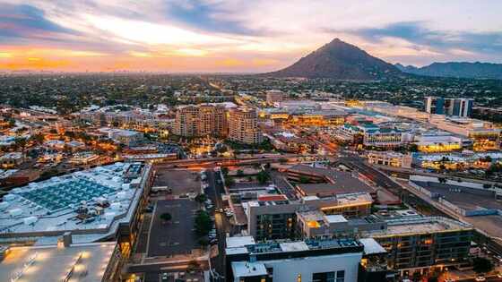Aerial view of Scottsdale, Arizona